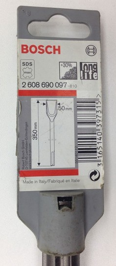 Зубило лопаточное SDS-max 350x50 мм Bosch 2608690097